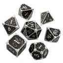 НАБОР ПРОКЛЯТИЯ ДРАКОНА ИЗ 7 МЕТАЛЛИЧЕСКИХ КУБИКОВ ДЛЯ РПГ