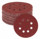 50x ШЛИФОВАЛЬНАЯ БУМАГА 125 ДИСКОВ НА ВЕЛКРО ДЛЯ КАЧЕСТВЕННОЙ ШЛИФОВКИ ОТВЕРСТИЙ P120