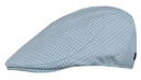 Легкая мужская плоская кепка — джинсы Pako — синяя клетка
