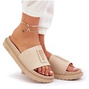 Женские тапочки Big Star LL274A210 Beige Beach House Pool 38