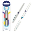 ПЕРЬЕВАЯ РУЧКА ILO M L+R С КАРТРИДЖЕМ PELIKAN, БЕЛАЯ