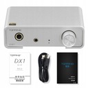УСИЛИТЕЛЬ ДЛЯ НАУШНИКОВ С ЦАП TOPPING DX1 SILVER