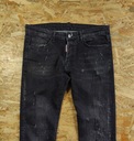Džínsové nohavice DSQUARED 2 Slim Designer 48 Dominujúca farba sivá