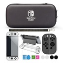 NINTENDO SWITCH OLED POKROWIEC FUTERAŁ ETUI OCHRONNE WZMOCNIONE CASE ZESTAW