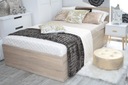 4D двуспальная кровать 120х200, каркас дуба Сонома, спальня