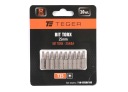 Биты TORX 25 мм/T15 (НАБОР 10 ШТ) / TEGER