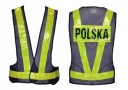 ЖИЛЕТ ИЗ СВЕТООТРАЖАЮЩЕЙ СЕТКИ BRACES POLAND L