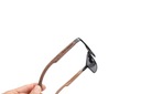Мужские деревянные поляризационные солнцезащитные очки UV400 NERDY + футляр