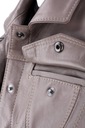 Dámska kožená bunda typu Katana Béžová Prírodná koža DORJAN DRI077 XS Dĺžka k bokom