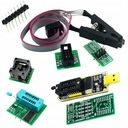 DUŻY ZESTAW PROGRAMATOR USB CH341A PAMIĘĆ SPI FLASH EEPROM TTL ADAPTERY XXL