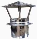 ЗОНТИК ДЛЯ ДЫМОХОДА НА КРЫШЕ INOX FI 200 ДЫМОХОДЫ