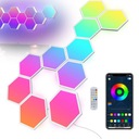 RGB СВЕТОДИОДНЫЙ НАСТЕННЫЙ СВЕТИЛЬНИК, УМНЫЙ ШЕСТИГРАННЫЙ СВЕТОДИОДНЫЙ НАСТЕННЫЙ СВЕТИЛЬНИК 10 ШТ.