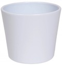 DONICA DONICZKA CERAMICZNA 15 cm BIAŁA OSŁONKA DO KWIATÓW