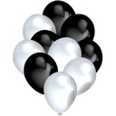 Жемчужно-черные металлические воздушные шары на день рождения, свадьба, набор из 10 шт.