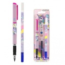 Перьевая ручка Unicorn STARPAK 536851 с картриджами и ластиком