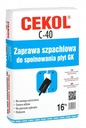 CEKOL C-40 ZAPRAWA SZPACHLOWA SPOINOWANIE G-K 16KG