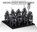 Древняя конница скелетов с луками x5 — Highlands Miniatures
