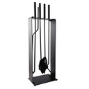 НАБОР ДЛЯ КАМИНА ЧЕРНЫЙ, 4 ПРЕДМЕТА