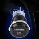 BOTÓN DE ARRANQUE START ENGINE 12V DIODO LUMINOSO LED 