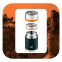 ÉTELTÁROLÓ TERMOSZ ESBIT SCULPTOR FOOD JUG 0.75L FOREST GREEN Szín sokszínű