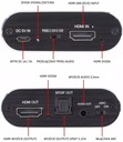 HDMI TO HDMI + АУДИО ДУГОВЫЙ ЭКСТРАКТОР TOSLINK РАЗЪЕМ РАЗДЕЛИТЕЛЬ КОНВЕРТЕР AK330