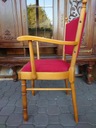 Krzesło pokojowe salonowe drewniane design Wysokość produktu 90 cm