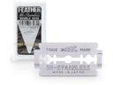 Лезвия для бритвы Feather Hi-Stainless, черные, 5 шт.