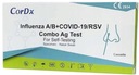 Тест на антиген COVID - 19 грипп AB, RSV Combo 4in1