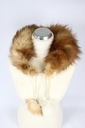 Пушистый 100%натуральный воротник лисы