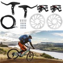 КОМПЛЕКТ ДИСКОВЫХ ТОРМОЗОВ ДЛЯ ВЕЛОСИПЕДА MTB, 160 ММ