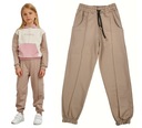 Бежевые спортивные брюки джоггеры POCKETS 146 CK240
