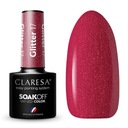 Claresa гибридный красно-розовый блеск GLITTER 17