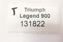 Triumph Legend 900 TT Przewód hamulcowy tył Waga produktu z opakowaniem jednostkowym 1 kg
