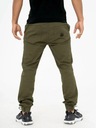 МАТЕРИАЛ МУЖСКИХ ДЖОГГЕРНЫХ БРЮК, RIB CROWN JIGGA, МОДНЫЙ Оливковый L
