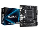 Základní deska Asrock A520M-HVS Podporované procesory AMD