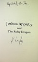 Joshua Appleby and the ruby dragon Dedykacja Język publikacji angielski