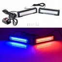 СИГНАЛИЗАЦИЯ КРАСНЫЙ СИНИЙ 2x3 COB АВТОБУС РАЗРЕШЕНИЕ TIR