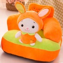 Cute Cartoon Baby Sofa Cover Animal Toy Naucz się Kolor mebla wielokolorowy