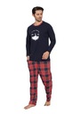 Мужская пижама с длинными рукавами, 100% хлопок, XL КЛАСС