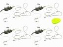 НАБОР 4x ГОТОВАЯ КОРМУШКА МЕТОДНАЯ ФЕДЕРА 20-50г КРЮЧОК 6+ ФОРМА