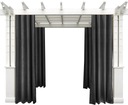 САДОВЫЕ ШТОРЫ 150Х220 ДЛЯ САДОВОЙ ТЕРРАСЫ CARBON