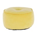 Taburet, látka žltá, KEREM Hĺbka nábytku 45 cm