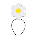 ПОВЯЗКА НА ГОЛОВУ С ЦВЕТАМИ, ЦВЕТОЧНЫЙ НАРЯД, БЕЛЫЙ ВОЙЛОК