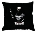 ДЕКОРАТИВНАЯ ПОДУШКА Каратель ЛОГОТИП С УЗОРАМИ ЧЕРЕПА
