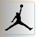 Прочный профессиональный баскетбольный мяч Jordan 7 IN/OUT, черный, размер 7