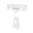 Ценники, бесцветная ручка с зажимом и пряжкой 80мм.