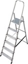 6-СТУПЕНЧАТАЯ АЛЮМИНИЕВАЯ ДОМАШНЯЯ ЛЕСТНИЦА, РАСШИРЯЕМАЯ
