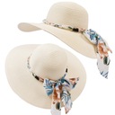 КРАСИВАЯ ЖЕНСКАЯ ПЛЯЖНАЯ ШЛЯПА с большими полями