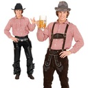 РУБАШКА В БАВАРСКУЮ КЛЕТИКУ КРАСНАЯ OKTOBERFEST M