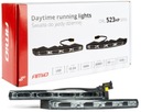 ДНЕВНЫЕ ХОДОВЫЕ ФОНАРИ АЛЮМИНИЕВЫЕ DRL OBLIQUE 523HP ОДОБРЕНИЕ ДЛЯ АВТОМОБИЛЯ